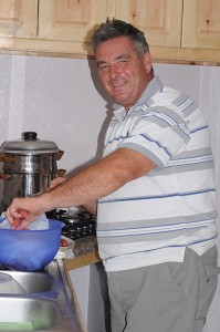 Bernard en cuisine
