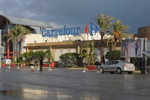 Carrefour près de Tunis