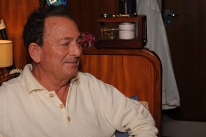 Jean, sur son voilier