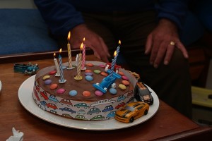 Le gâteau d'anniversaire des 7 ans de Lewkas