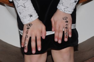 Tatouage au feutre