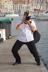 Eric, derrière son appareil photo bien sûr