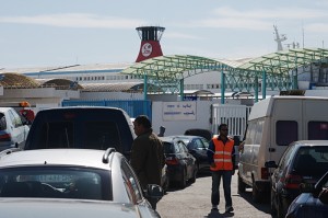 La Goulette (Tunisie). Embarquement Porte 13
